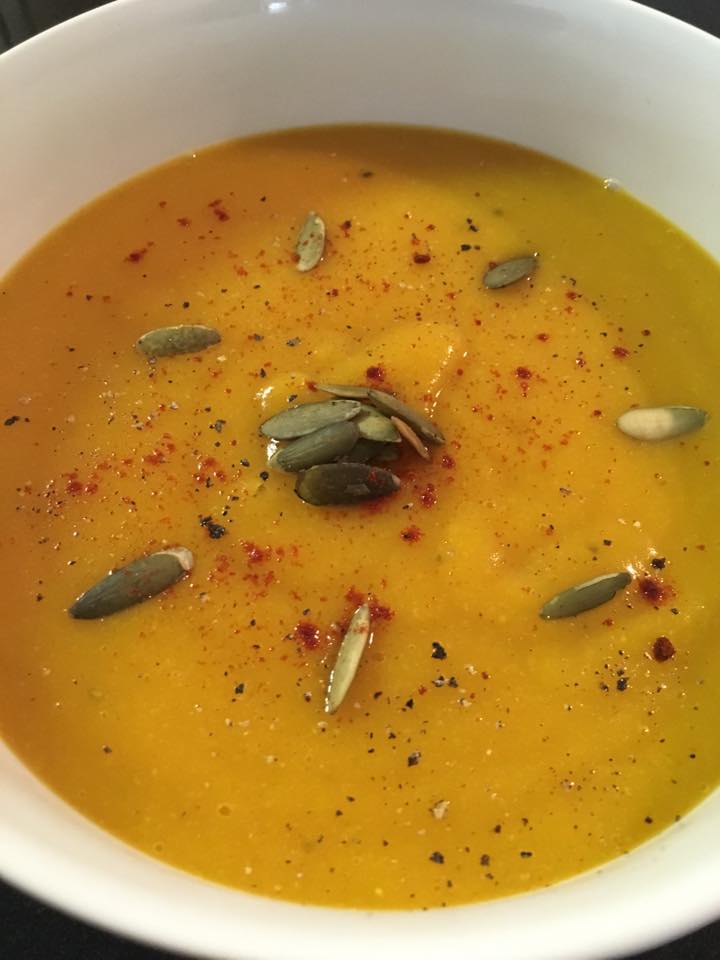 Butternut Squash Soup with Lentils